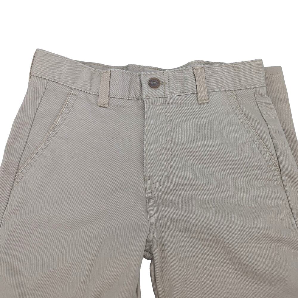 EUC Chaps Khaki Dress Pants Cotton Blend Boys US 12 Flat Pockets - Picture 5 of 10